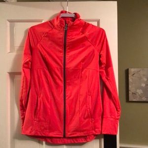 Medium hot pink under armour zip up